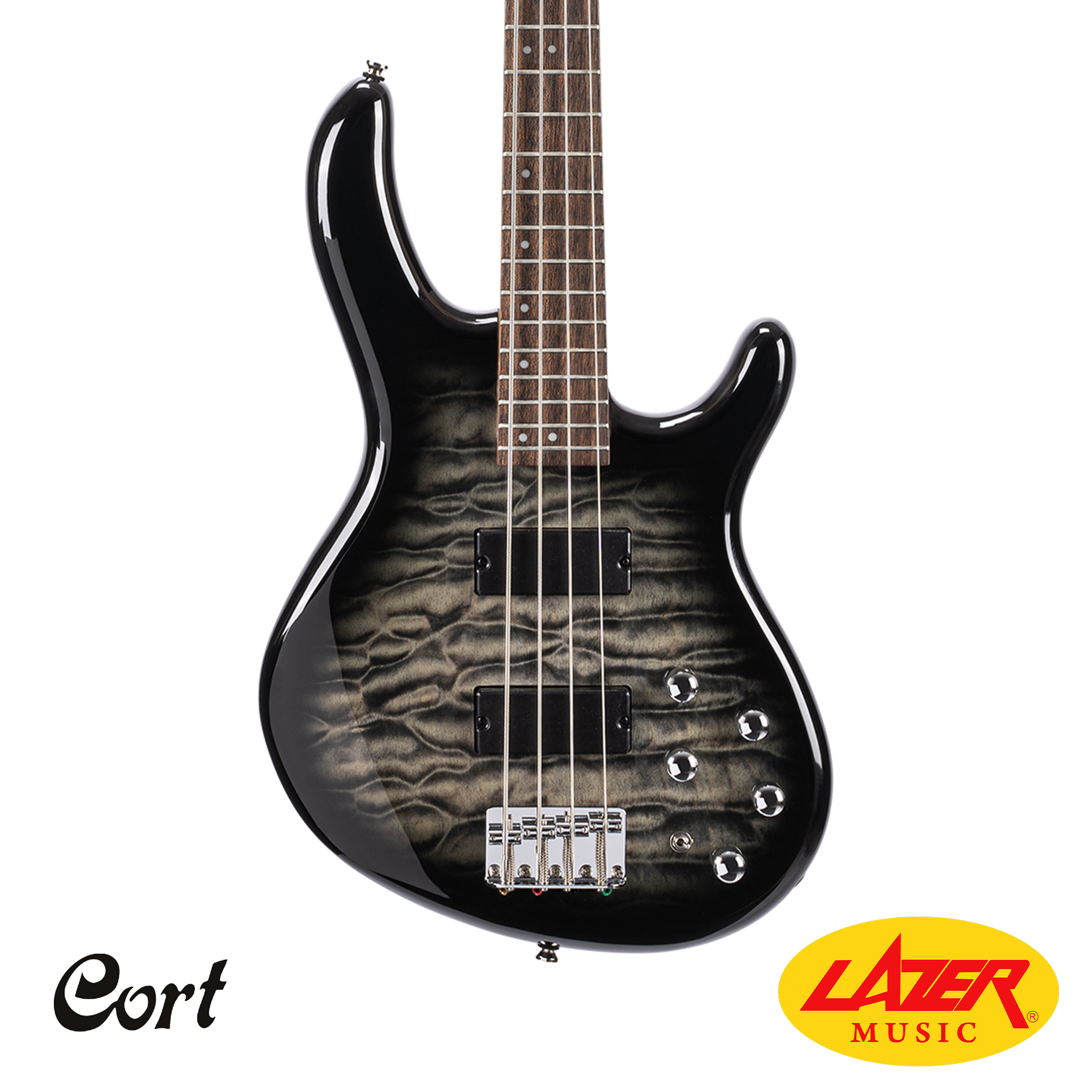 Cort DLX-PLUS Bass Guitar (Grey)